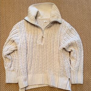 Aerie Cozy Cream Knit Sweater